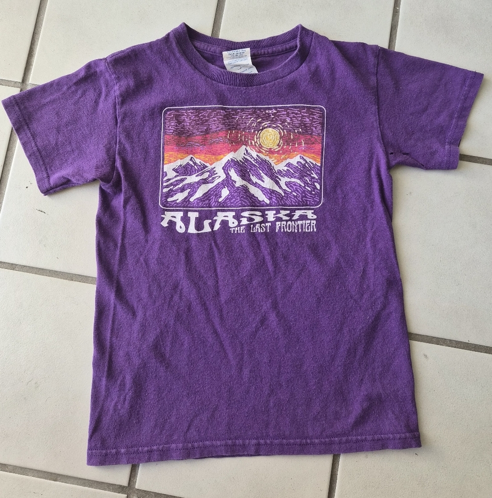 Vintage Alaska Graphic Baby Tee